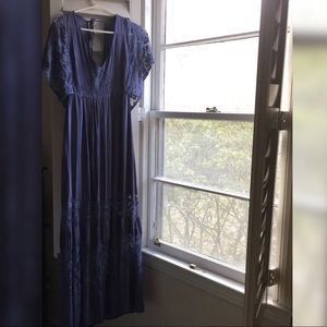 Tobi See Through Lace Embroidery Maxi